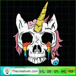 Unicorn Ghost SVG, Scary SVG, Halloween SVG