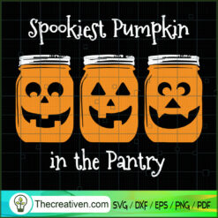 Spookiest Pumpkin In The Party SVG, Scary SVG, Halloween SVG