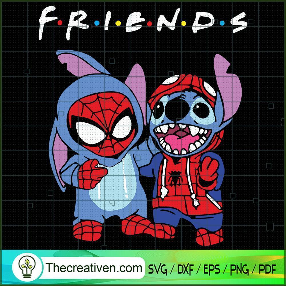 Friends Spider and Stitch SVG, Scary SVG, Halloween SVG 1 Friends Spider and Stitch SVG, Scary SVG, Halloween SVG