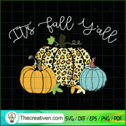It's Fall Y'all SVG Cut File for Cricut & Silhouette Design 34783
