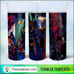 Draw Poster DC Comics 20oz Tumbler Wrap – Digital Download