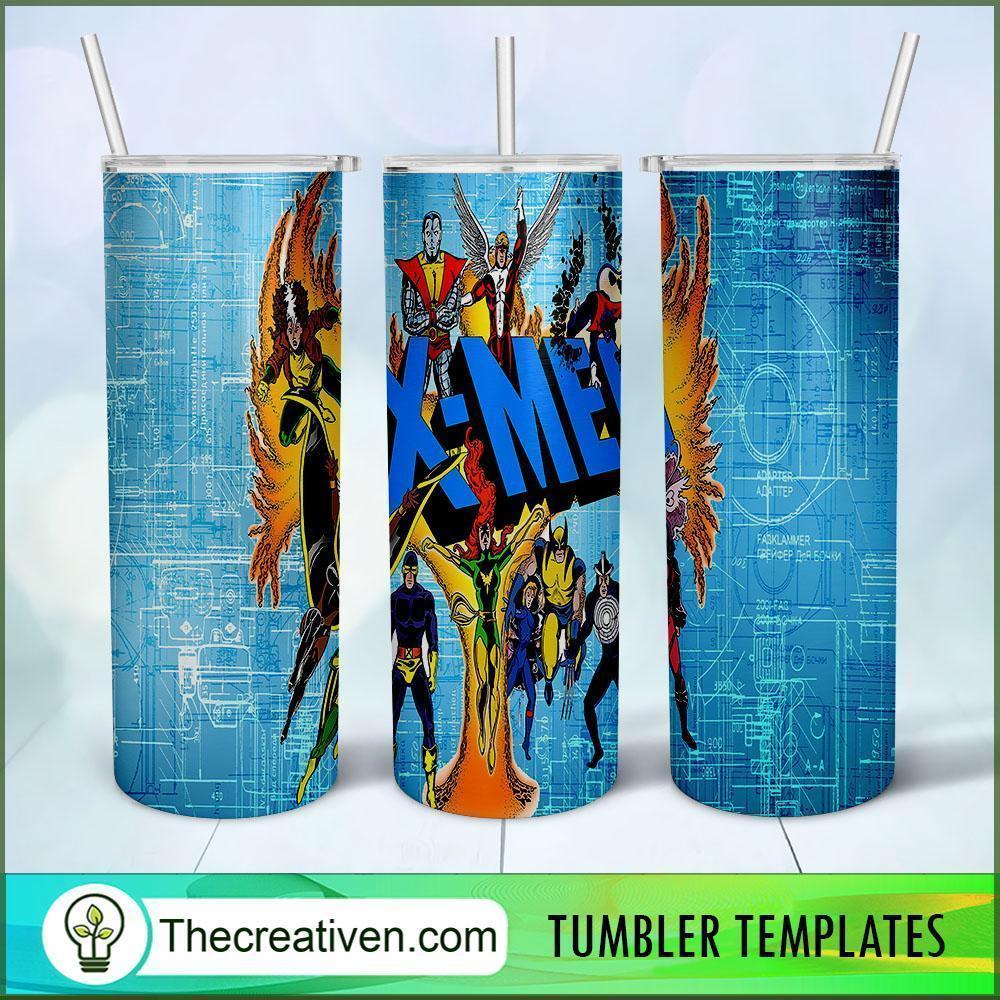X-Men Poster 20oz Tumbler Wrap – Digital Download 1 X-Men Poster 20oz Tumbler Wrap – Digital Download