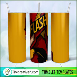 Flash 20oz, 20oz Skinny Straight, Full Tumbler Wrap, PNG Digital File