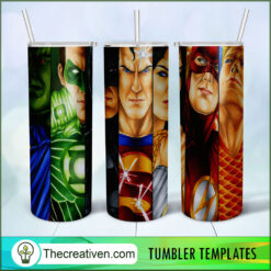 DC Comics Systems 20oz Tumbler Wrap – Digital Download