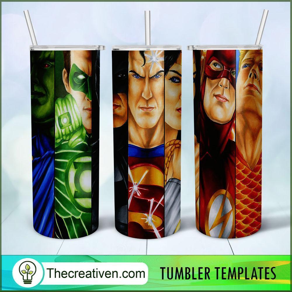 DC Comics Systems 20oz Tumbler Wrap – Digital Download 1 DC Comics Systems 20oz Tumbler Wrap – Digital Download