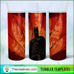 Batman Cartoon Poster 20oz Tumbler Wrap – Digital Download