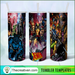 X-men Movie Poster 20oz Tumbler Wrap – Digital Download