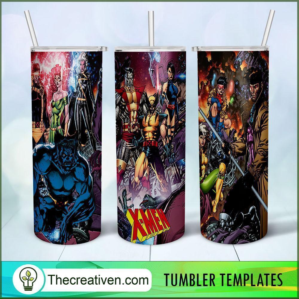 X-men Movie Poster 20oz Tumbler Wrap – Digital Download 1 X-men Movie Poster 20oz Tumbler Wrap – Digital Download