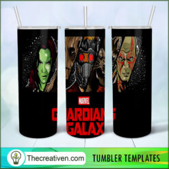 Marvel Guardians Galaxy 20oz Tumbler Wrap – Digital Download