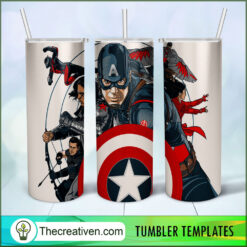 Captain Team Art 20oz Tumbler Wrap – Digital Download