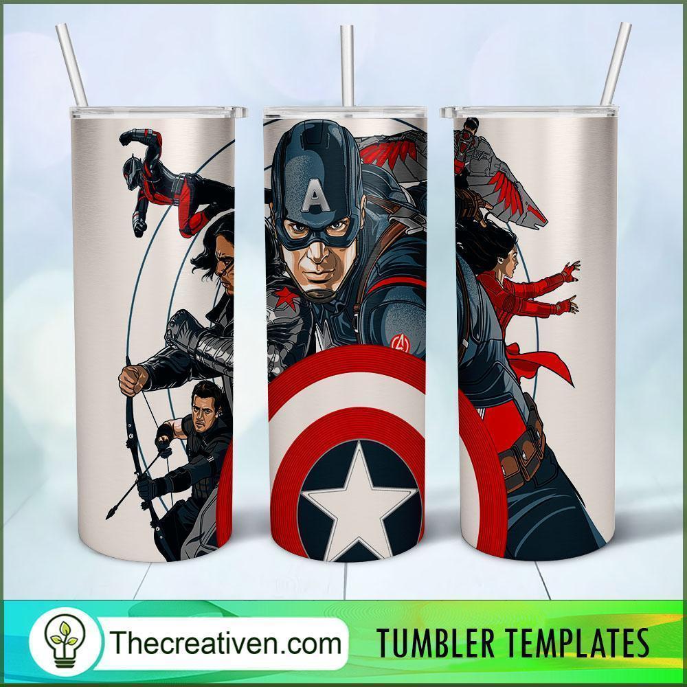 Captain Team Art 20oz Tumbler Wrap – Digital Download 1 Captain Team Art 20oz Tumbler Wrap – Digital Download