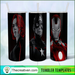 Black Widow Tumbler Wrap – Digital Download