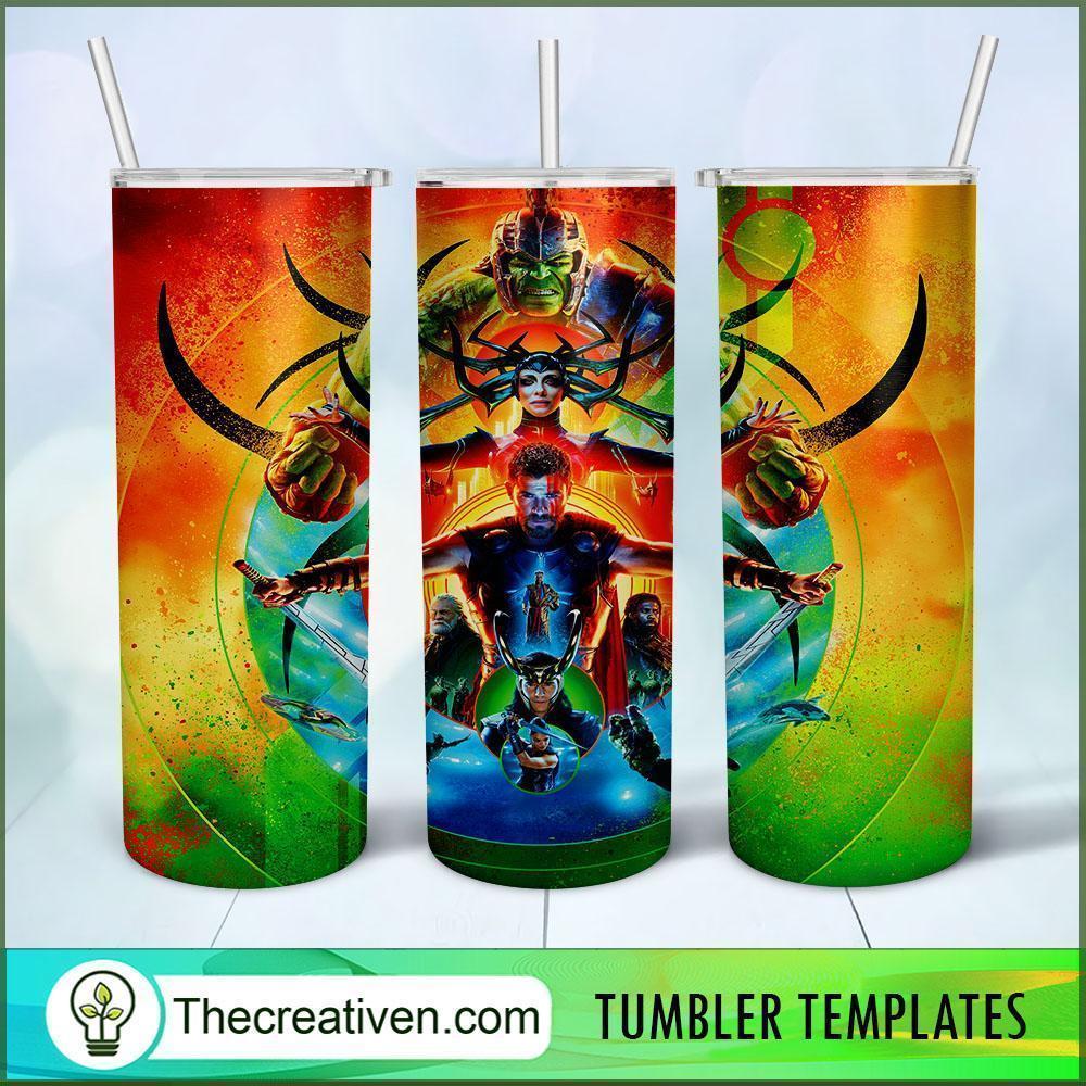Circle Marvel Poster 20oz Tumbler Wrap – Digital Download 1 Circle Marvel Poster 20oz Tumbler Wrap – Digital Download