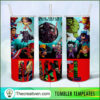 Marvel And DC Comics Poster 20oz Tumbler Wrap – Digital Download