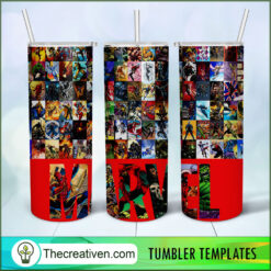 Marvel Minimalist 20oz Tumbler Wrap – Digital Download
