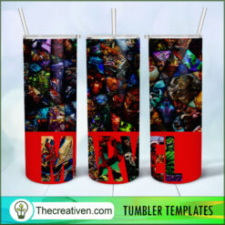 Marvel Studio  20oz Tumbler Wrap – Digital Download