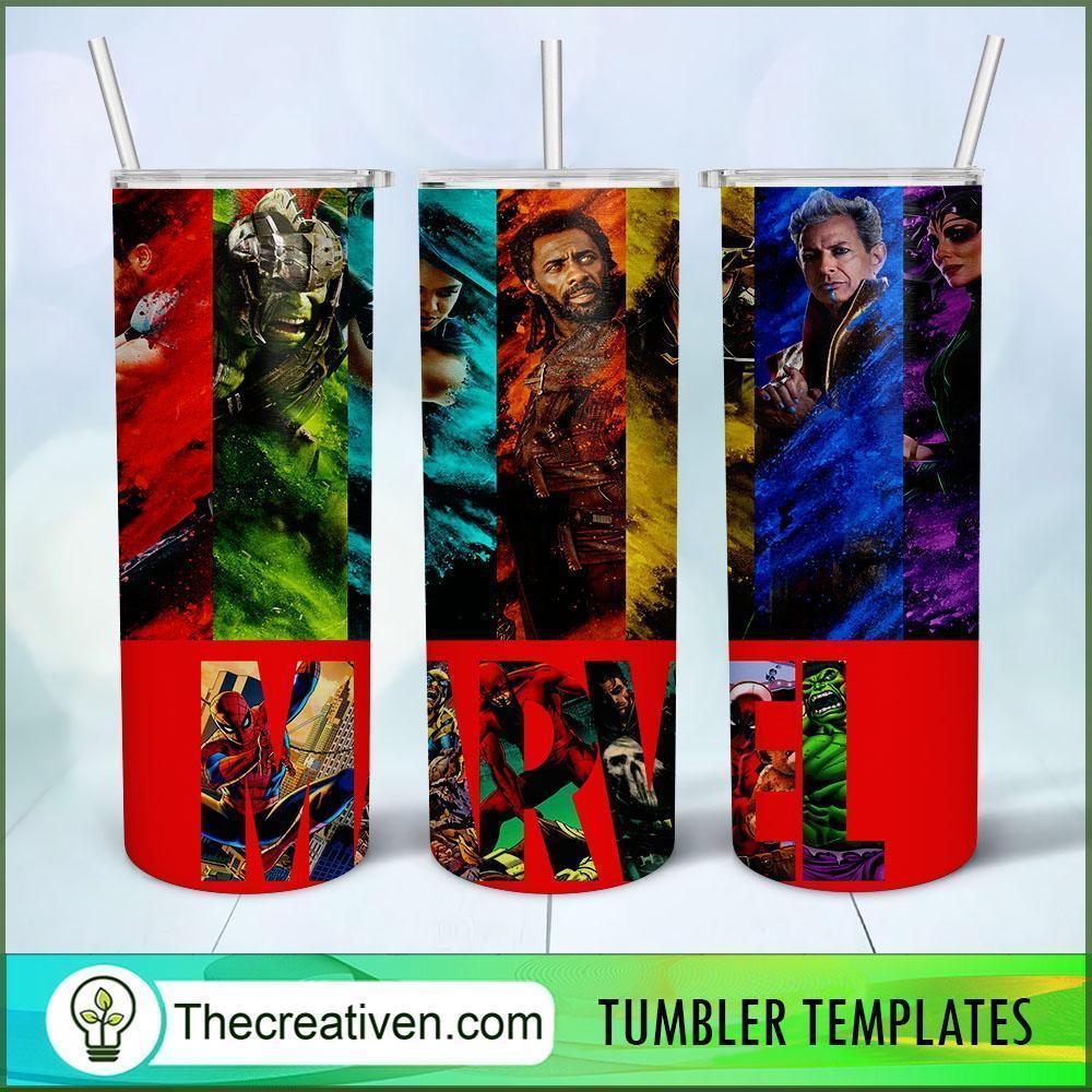 Marvek Characters 20oz Tumbler Wrap – Digital Download 1 Marvek Characters 20oz Tumbler Wrap – Digital Download