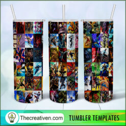 DC Comics Book Cover 20oz Tumbler Wrap – Digital Download