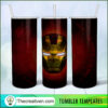 Iron Man Head 20oz Tumbler Wrap – Digital Download