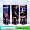 Captain Shield 20oz Tumbler Wrap – Digital Download 5 Marvel DC 11 copy