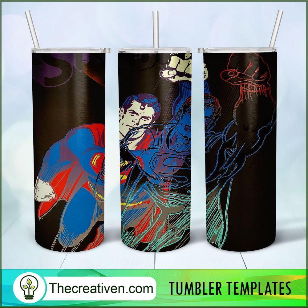 Superman Art 20oz Tumbler Wrap – Digital Download 1 Superman Art 20oz Tumbler Wrap – Digital Download