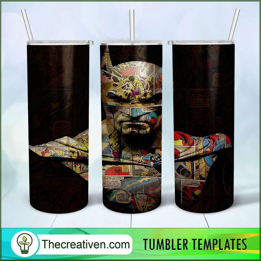Batman Art 20oz Tumbler Wrap – Digital Download 1 Batman Art 20oz Tumbler Wrap – Digital Download