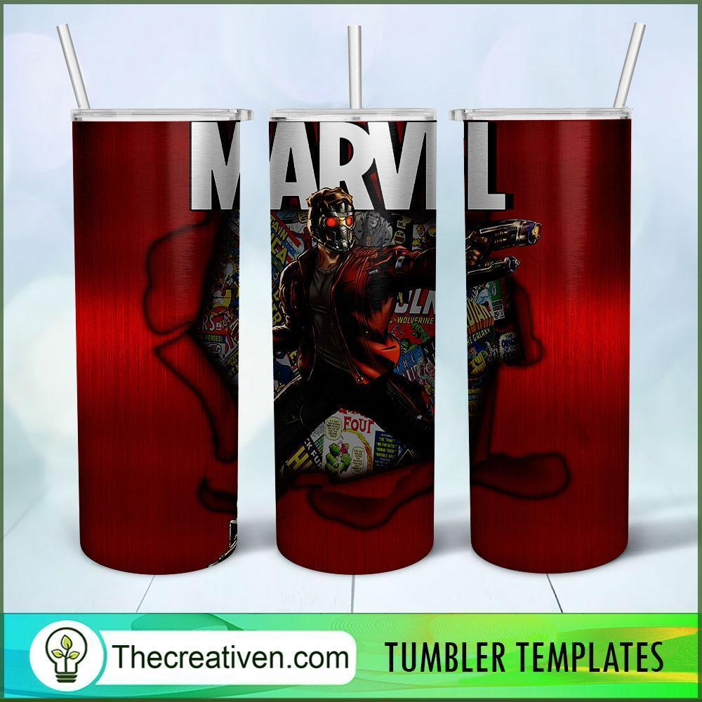 Star-Lord Marvel 20oz Tumbler Wrap – Digital Download 1 Star-Lord Marvel 20oz Tumbler Wrap – Digital Download