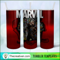 Rocket Raccoon Marvel 20oz Tumbler Wrap – Digital Download