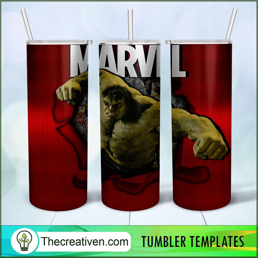 Hulk Marvel 20oz Tumbler Wrap – Digital Download 1 Hulk Marvel 20oz Tumbler Wrap – Digital Download