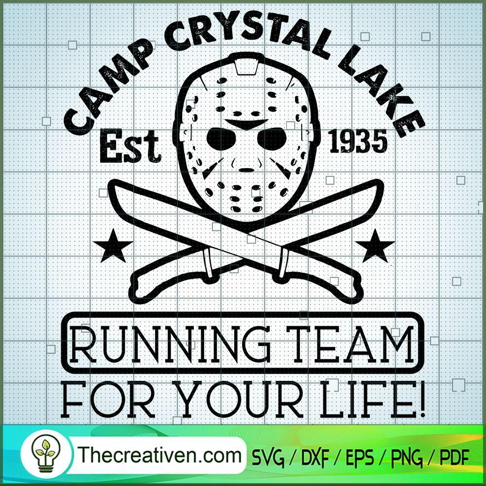 Camp-Crystal Lake Est 1935 Running Team SVG, Halloween SVG, Horror SVG 1 Camp-Crystal Lake Est 1935 Running Team SVG, Halloween SVG, Horror SVG
