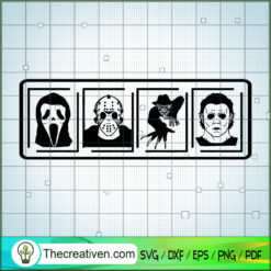 Halloween Horror Charactes Movie SVG, Halloween SVG, Horror SVG