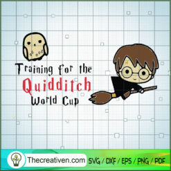 Training For The Quidditch W SVG Cut File for Cricut