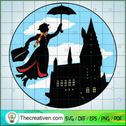 Fly In Hogwarts SVG, Hogwarts SVG, Harry Potter SVG