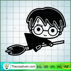 Cute Harry Potter SVG, Hogwarts SVG, Harry Potter SVG
