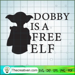 Dobby Is A Free Elf SVG, Hogwarts SVG, Harry Potter SVG