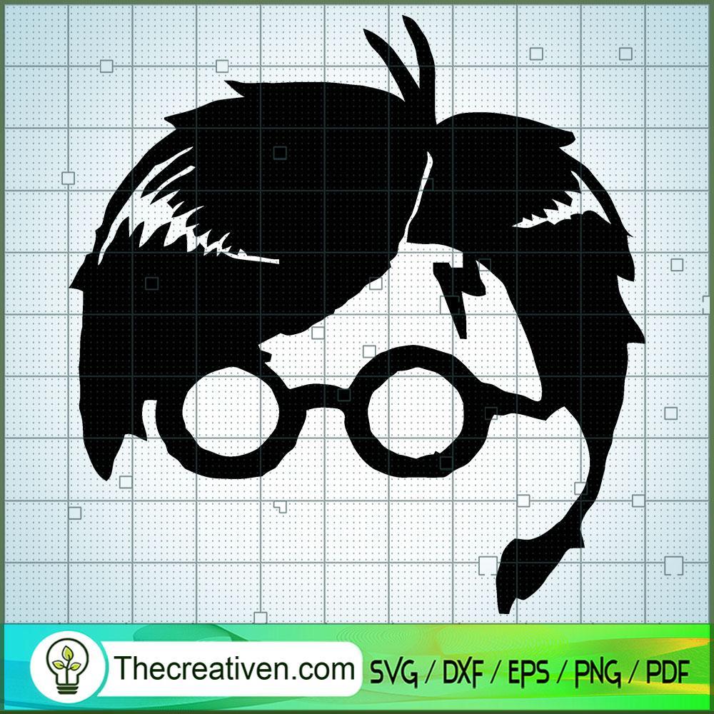 Outline Face Harry Potter SVG, Hogwarts SVG, Harry Potter SVG 1 Outline Face Harry Potter SVG, Hogwarts SVG, Harry Potter SVG