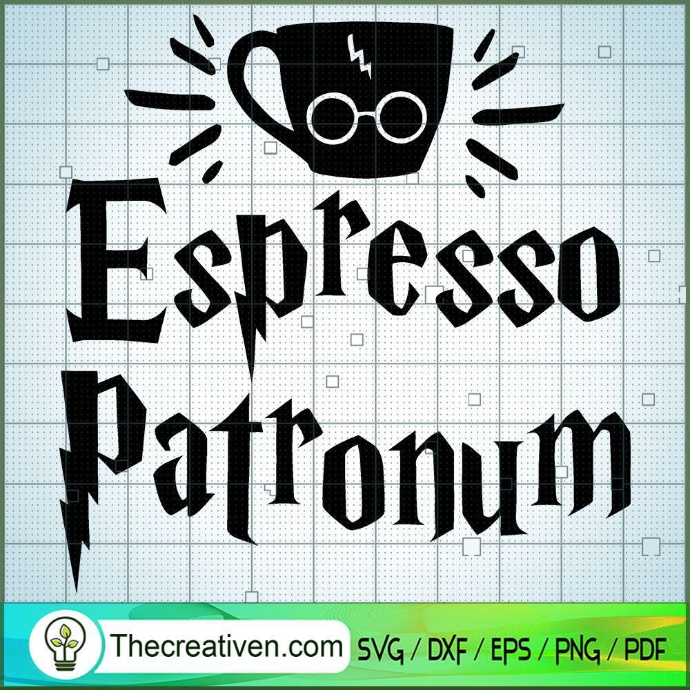 Espresso Patronum SVG Cut File for Cricut & Silhouette Design 33935 1 Espresso Patronum SVG Cut File for Cricut & Silhouette Design 33935