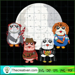 Friends Halloween Horror Team SVG Cut File for Cricut & Silhouette