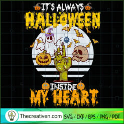 Its Always Halloween Inside  SVG Cut File for Cricut