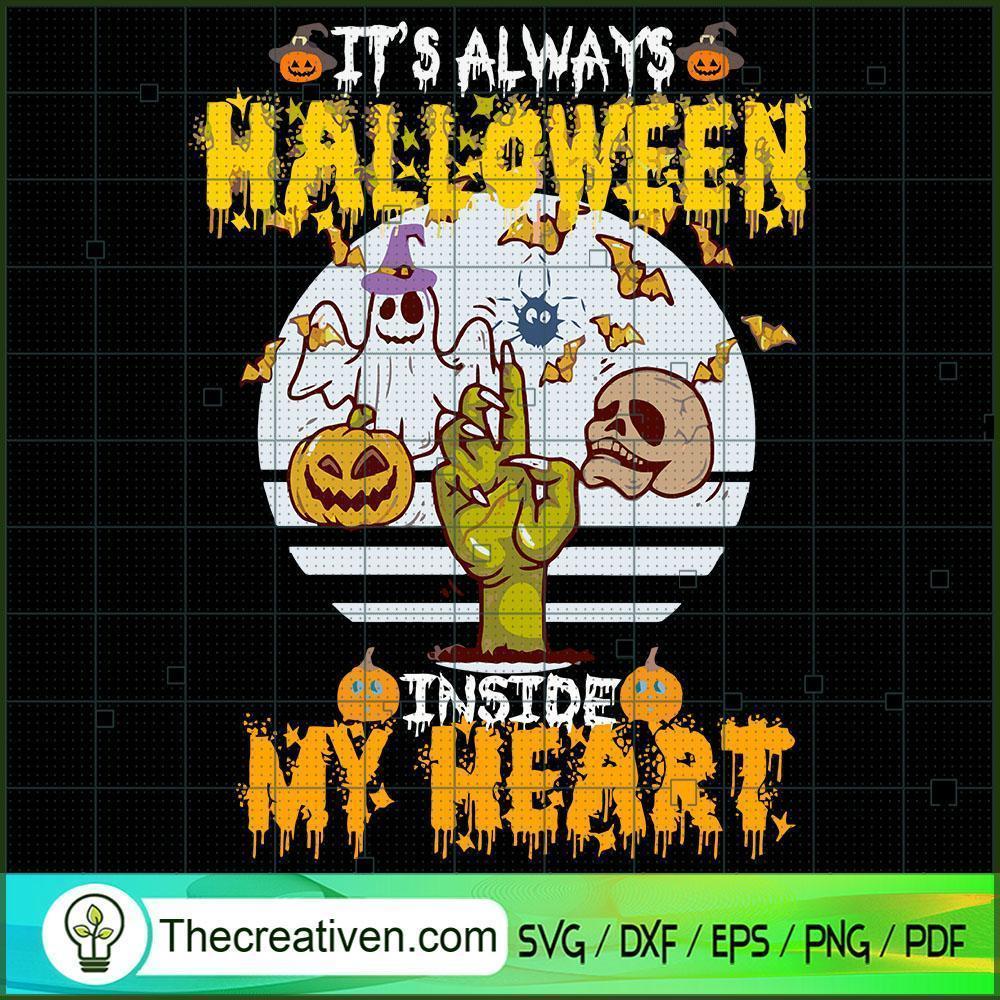 Its Always Halloween Inside SVG Cut File for Cricut 1 Its Always Halloween Inside SVG Cut File for Cricut