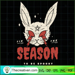 Tis the Season to Be Spooky SVG Cut File for Cricut &  Design 33857