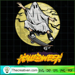Ghost Skater SVG Cut File for Cricut & Silhouette