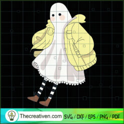 Boo Girl SVG Cut File for Cricut & Silhouette