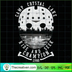 Camp Crystal Lake Hide and Seek Champi SVG Cut File fo Design 33825
