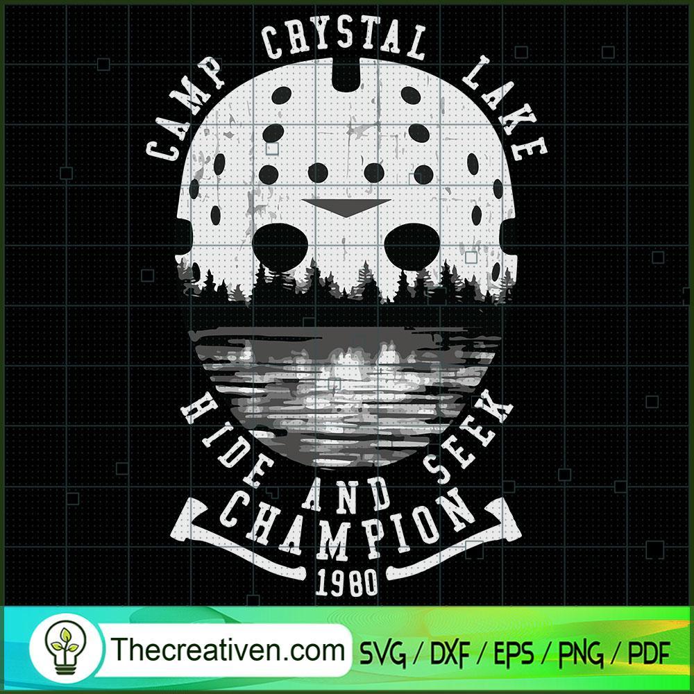 Camp Crystal Lake Hide and Seek Champi SVG Cut File fo Design 33825 1 Camp Crystal Lake Hide and Seek Champi SVG Cut File fo Design 33825