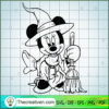 Minnie Witch SVG, Horror SVG, Halloween SVG, Halloween Scary SVG 2 68 copy 4