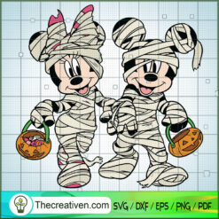 Mummy Couple SVG Cut File for Cricut & Silhouette