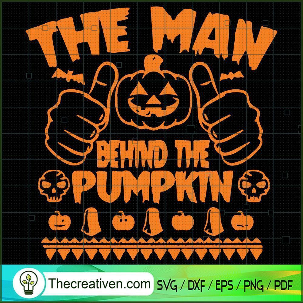 The Man Behind Pumpkin SVG Cut File for Cricut & Silhouette 1 The Man Behind Pumpkin SVG Cut File for Cricut & Silhouette
