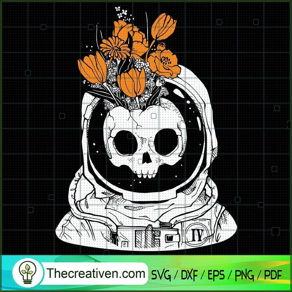 Skull Astronaut SVG Cut File for Cricut & Silhouette 1 Skull Astronaut SVG Cut File for Cricut & Silhouette