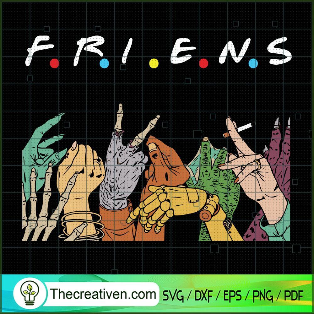 Friends Hand Witch SVG Cut File for Cricut & Silhouette 1 Friends Hand Witch SVG Cut File for Cricut & Silhouette